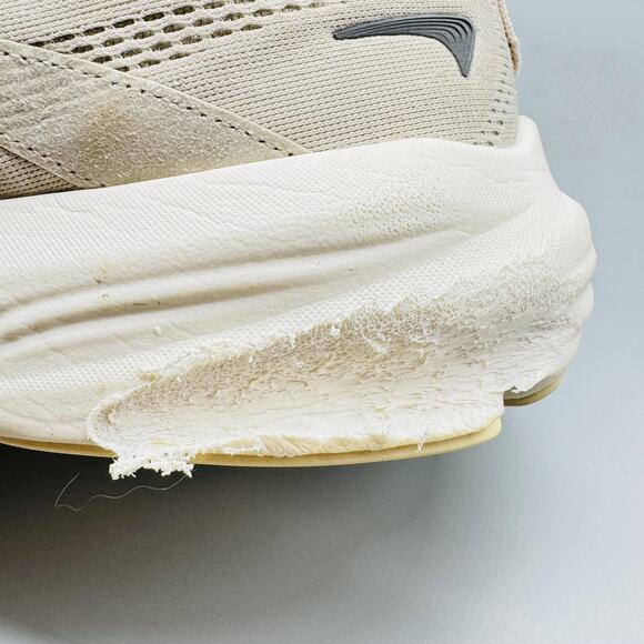 Brooks Shoes Womens 9 Beige Cream Glycerin 22 Running Cushioned Athletic Sneaker - Picture 11 of 13